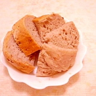 オイル不要♪薄力粉で作る胡桃のHB御飯パン（2斤）